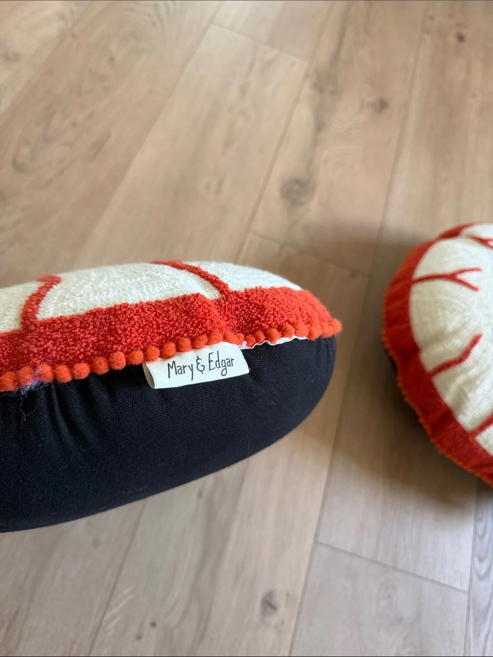Mary & Edgar Eye Halloween Holiday Decor Throw Pillows